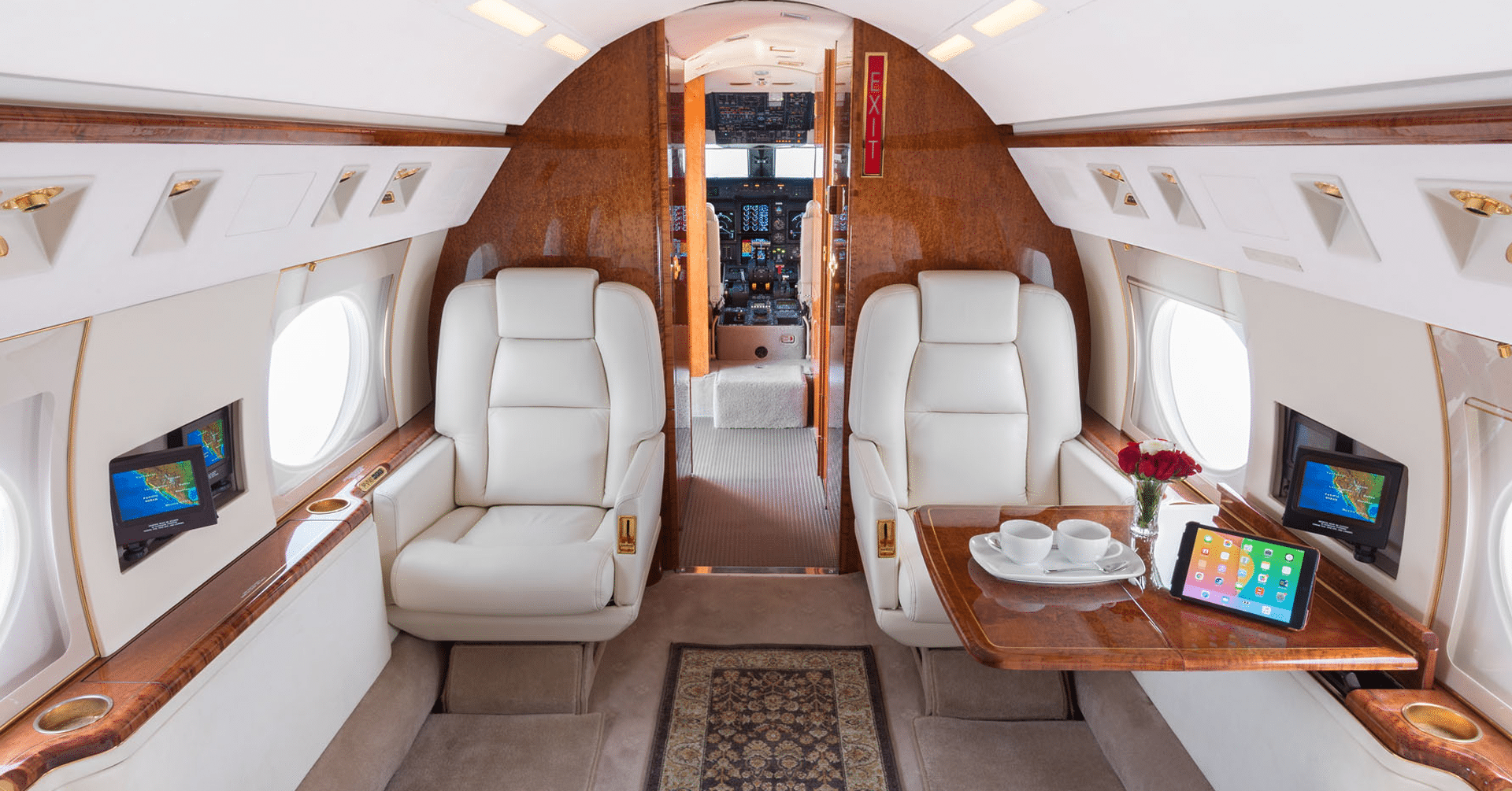 STAjets Gulfstream IV Interior